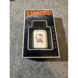 Sanrio Hello Kitty USB Wall Charger White Drink‎ Travel Adapter Block